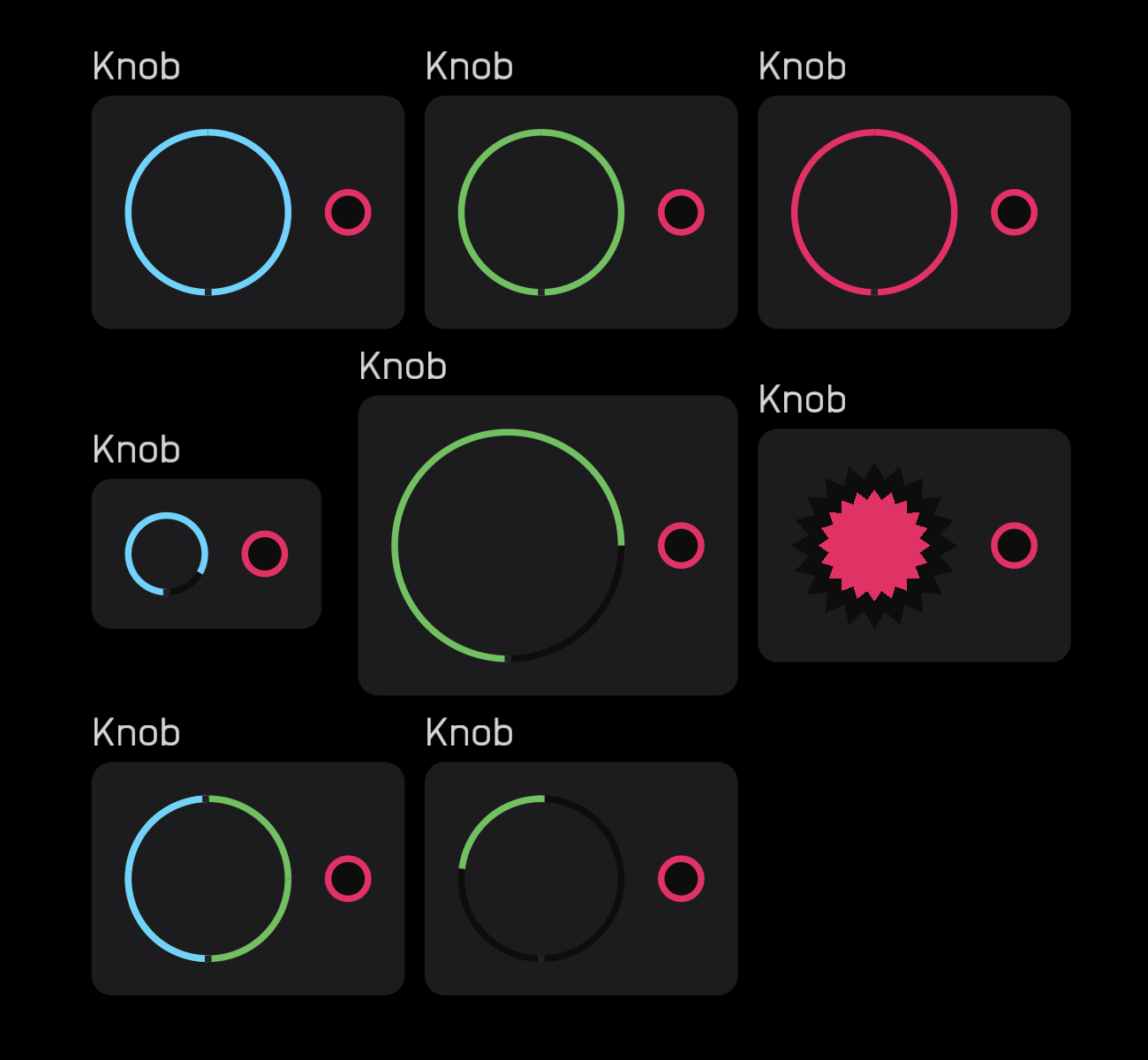 Knob styles