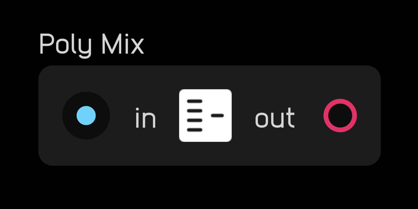 Poly mix node