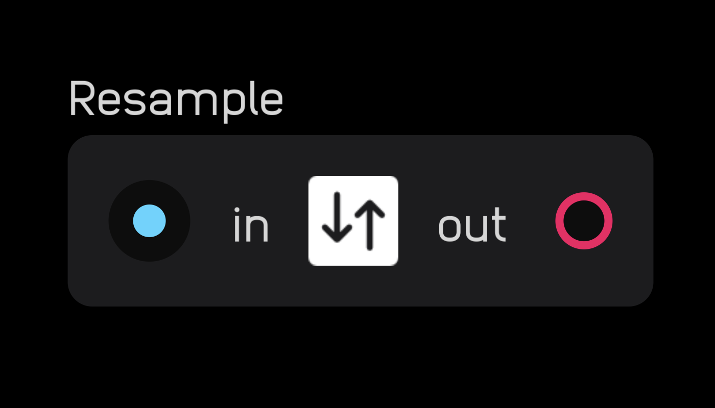 Resample node