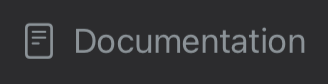 Button with a text-on-paper icon with the word Documentation