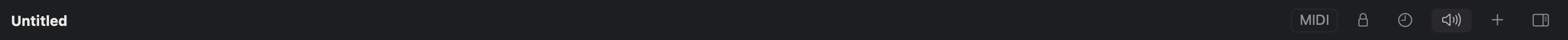 The menu bar, located at the top of the window