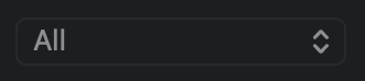 The tag menu, located on the right side of the menu bar
